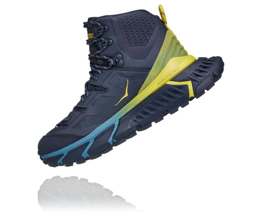 Botas De Montaña Hoka One One Mujer Azules - Tennine Hike Gore-Tex - WXDO52071